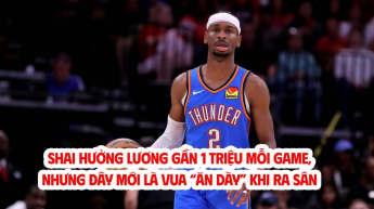 Shai hưởng lương gần 1 triệu mỗi game, nhưng đây mới là vua “ăn dày” khi ra sân
