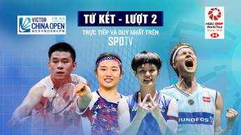 Giải cầu lông China Open 2025_Super 1000 Tứ kết_lượt 2