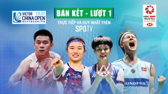 Giải cầu lông China Open 2025_Super 1000 Bán kết_lượt 1